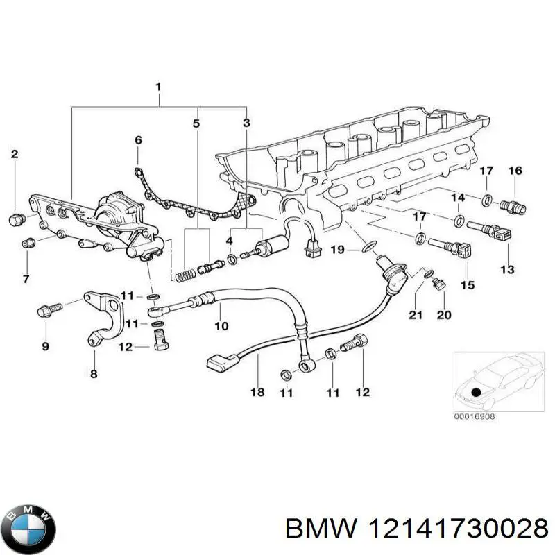 Датчик распредвала 12141730028 BMW