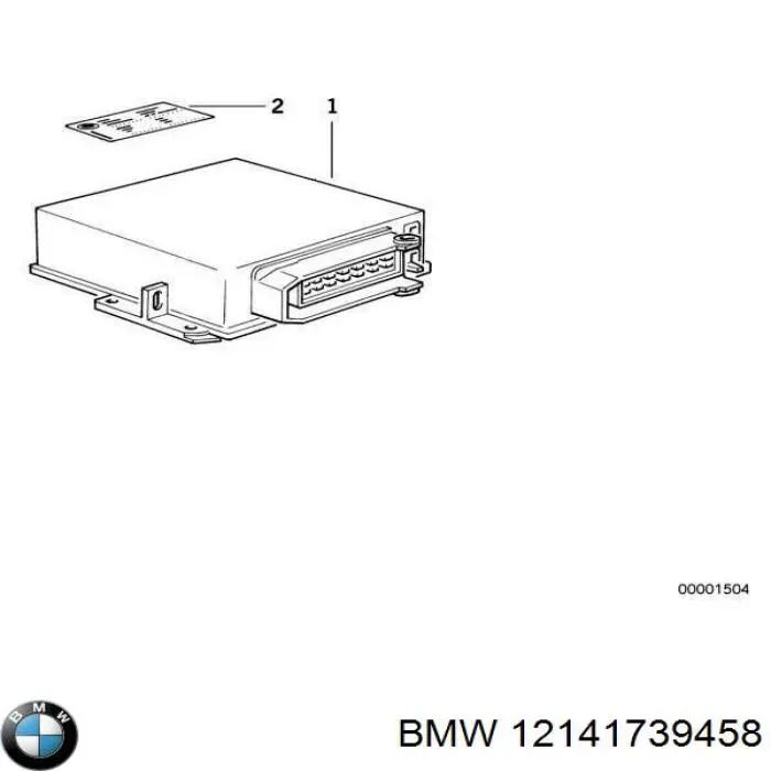 12141739458 BMW Мозги двигателя
