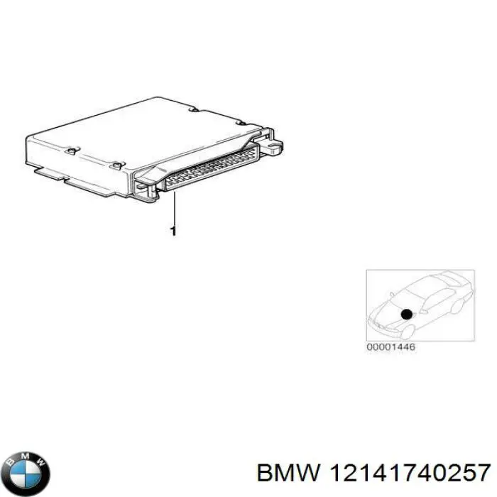 12141740257 BMW генератор