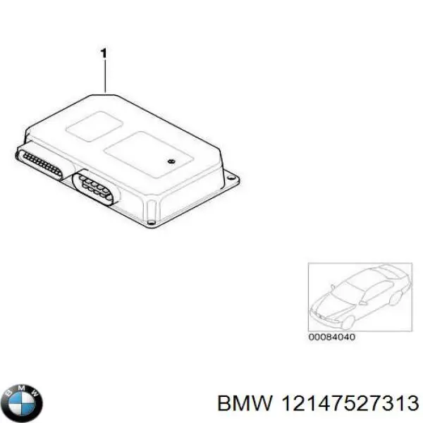 12147527313 BMW módulo de direção (centralina eletrônica das válvulas)