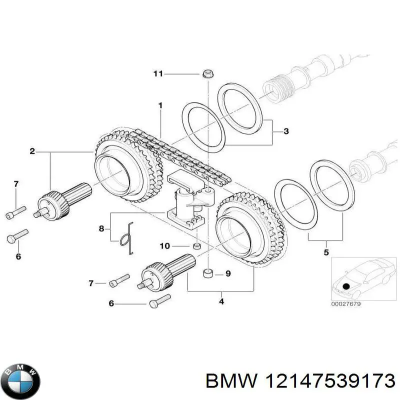 Датчик фаз BMW 12147539173 цена, от 17.29 USD