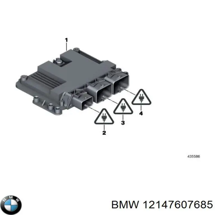 12147612190 BMW Мозги двигателя