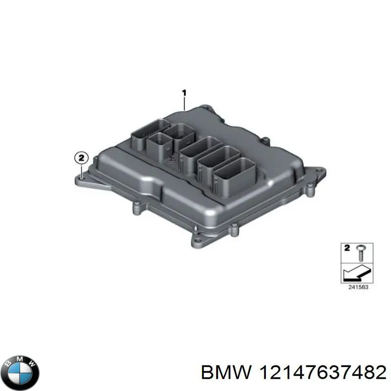 7646764 BMW Мозги двигателя