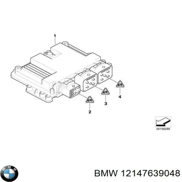 12147639048 BMW Мозги двигателя