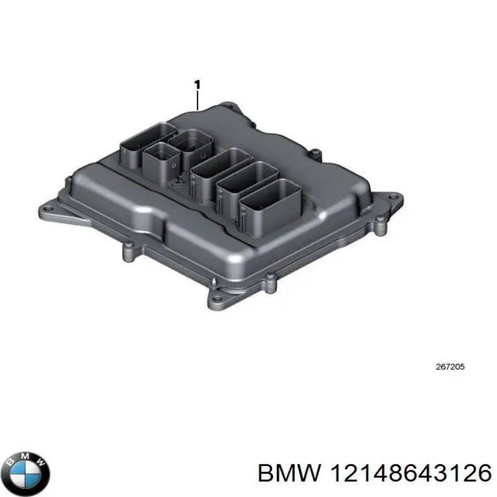 8672239 BMW Мозги двигателя