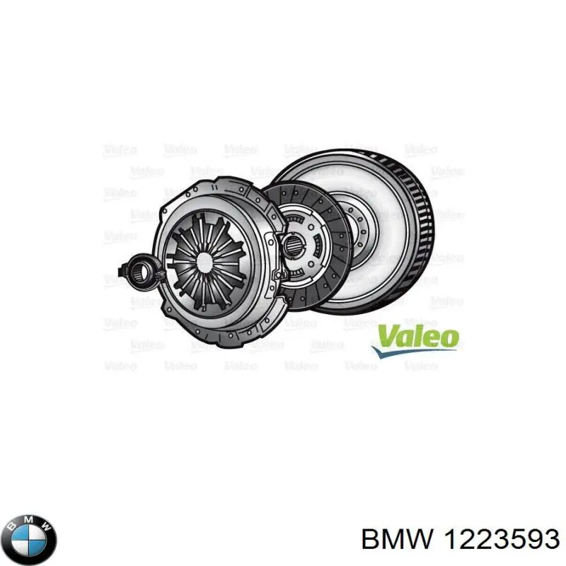 1223593 BMW volante de motor