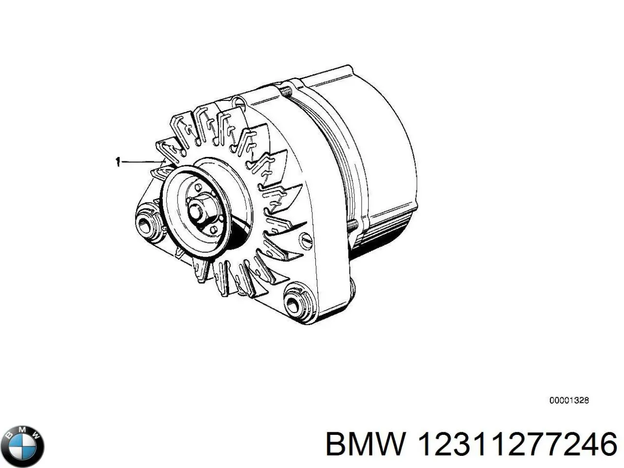 12 31 1362 077 BMW генератор