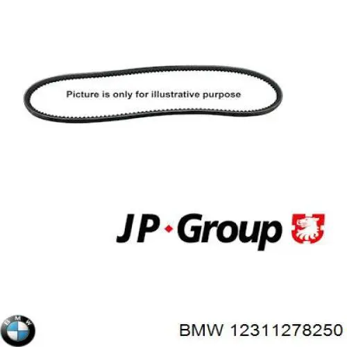12311278250 BMW Поликлиновый ремень