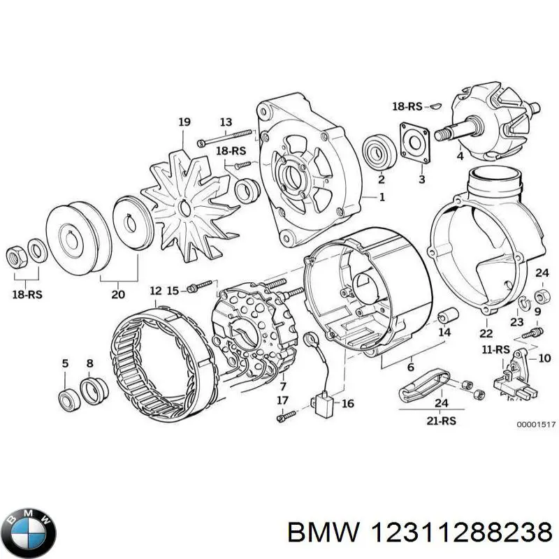  BMW 12311288238 цена, от 22.69 USD