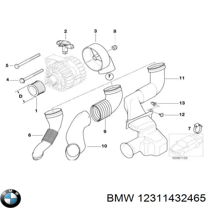 BMW 12311432465 цена, от 16.33 USD