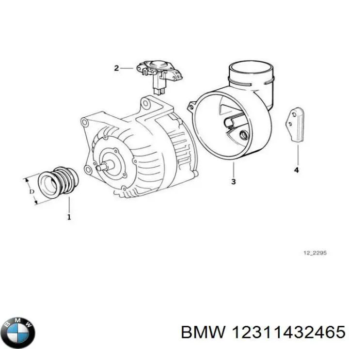Купить 12311432465 BMW 