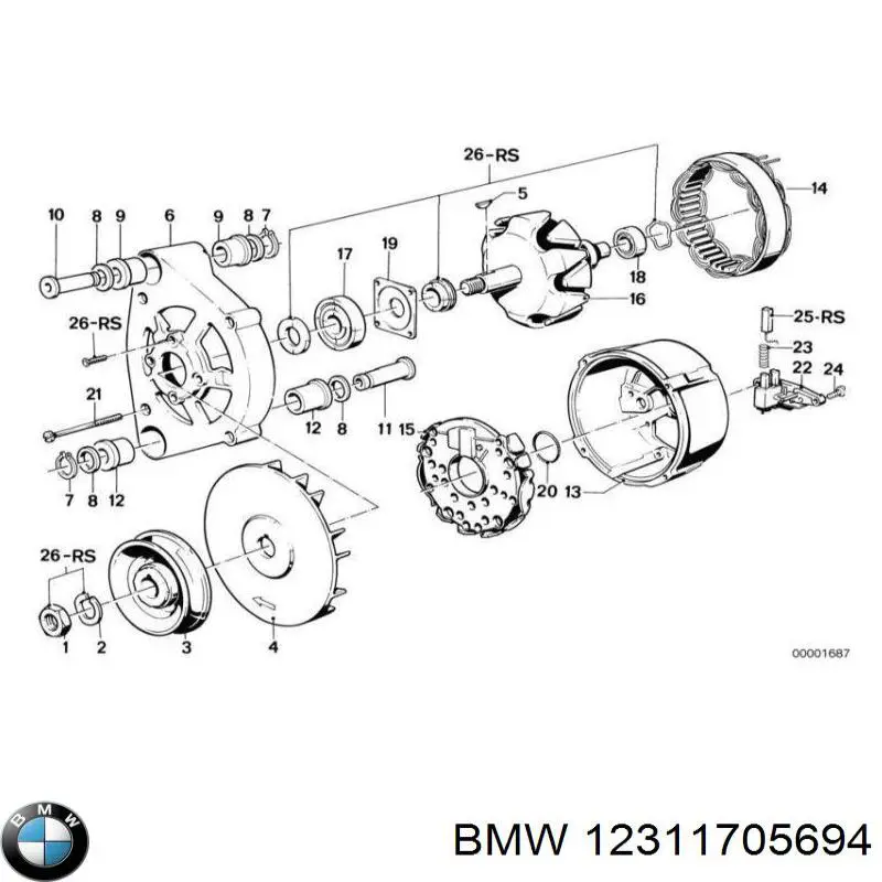  12311705694 BMW