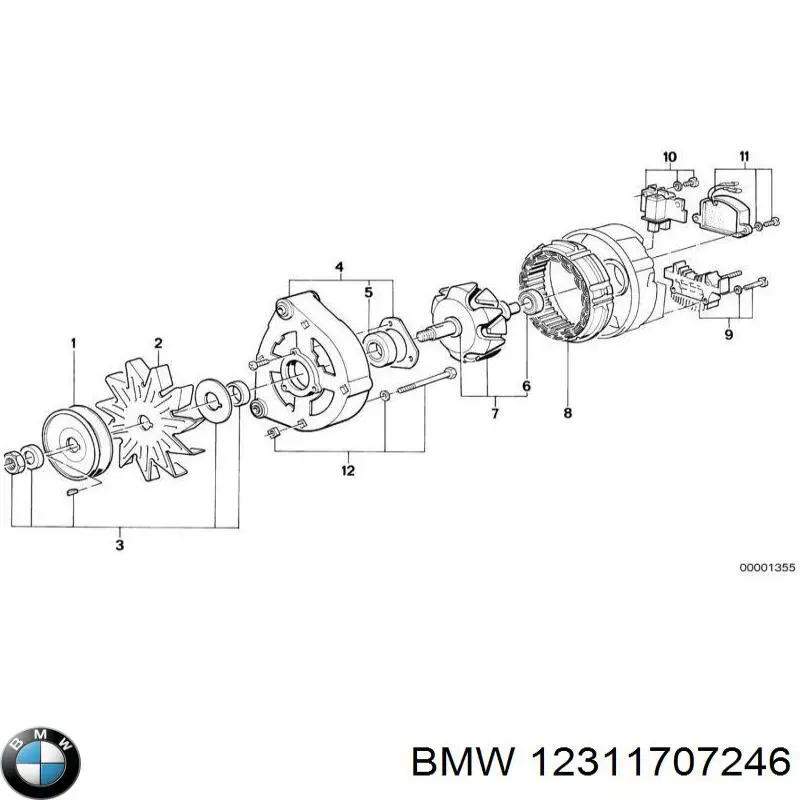 12311707246 BMW 