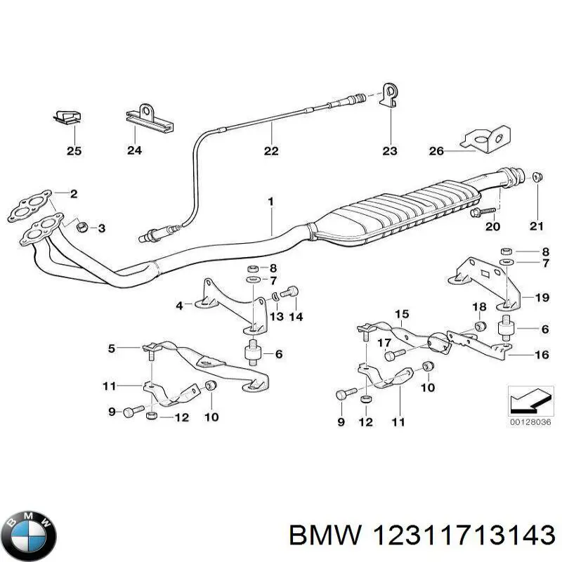  BMW 12311713143 цена, от 1.35 USD