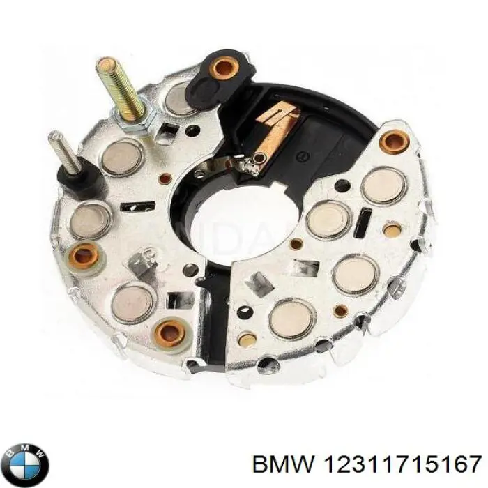 12311715167 BMW eixo de diodos do gerador