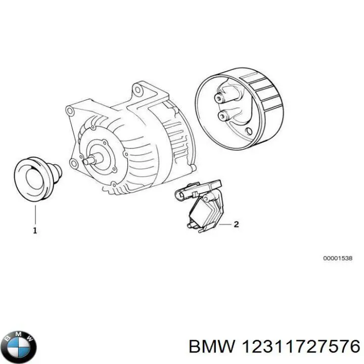 Купить 12311727576 BMW Генератор