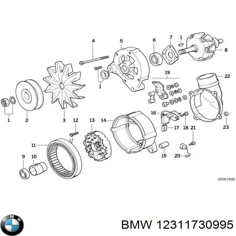 Корпус термостата BMW 12311730995
