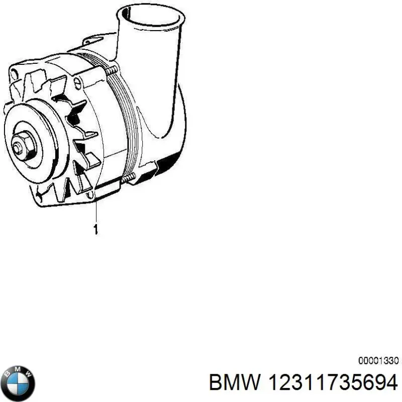 Автомобильный генератор BMW 12311735694 цена, от 187.85 USD