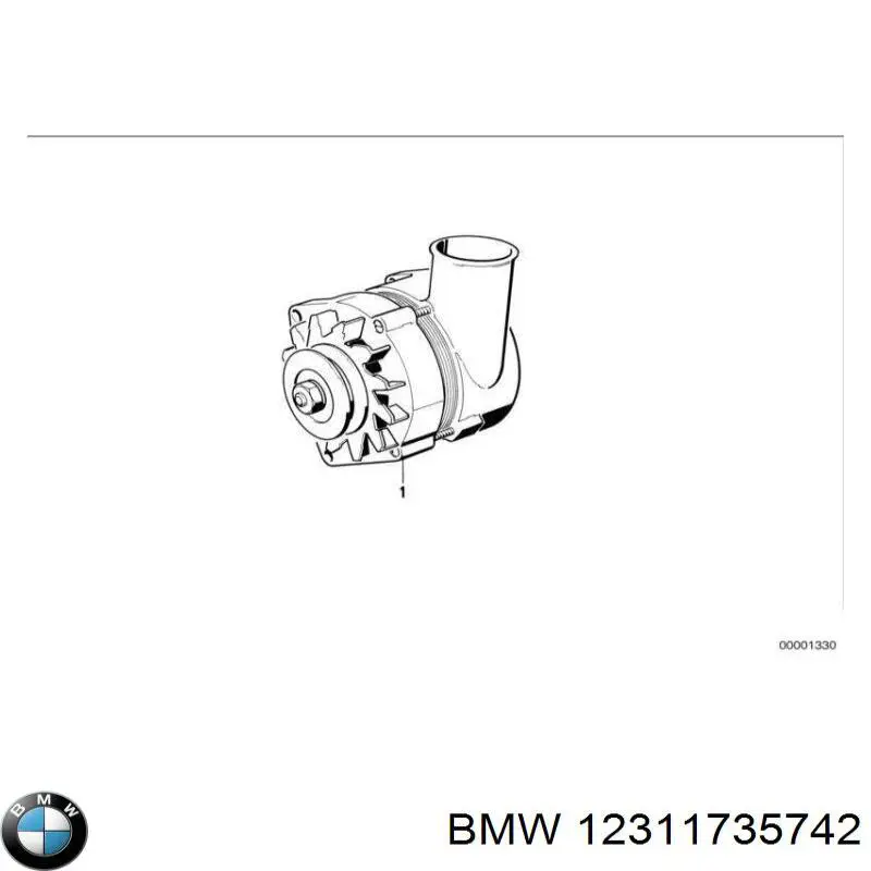 Купить 12311735742 BMW Реле регулятор напряжения генератора