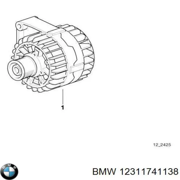 Генератор 12311742911 BMW