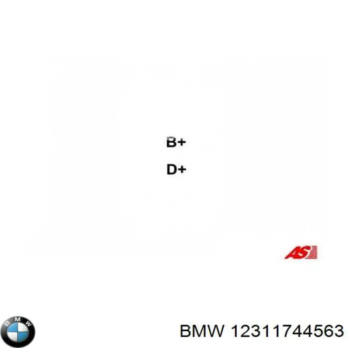 Генератор 12311744563 BMW