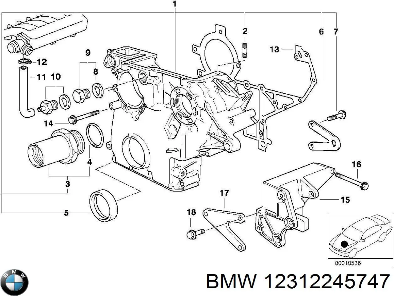 Втулка кулисы 22427869 BMW