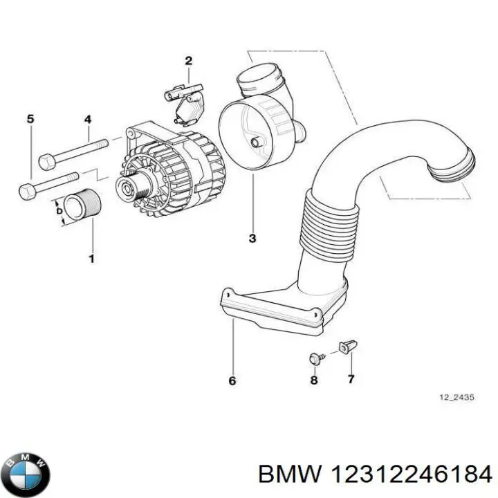  BMW 12312246184 цена, от 11.29 USD