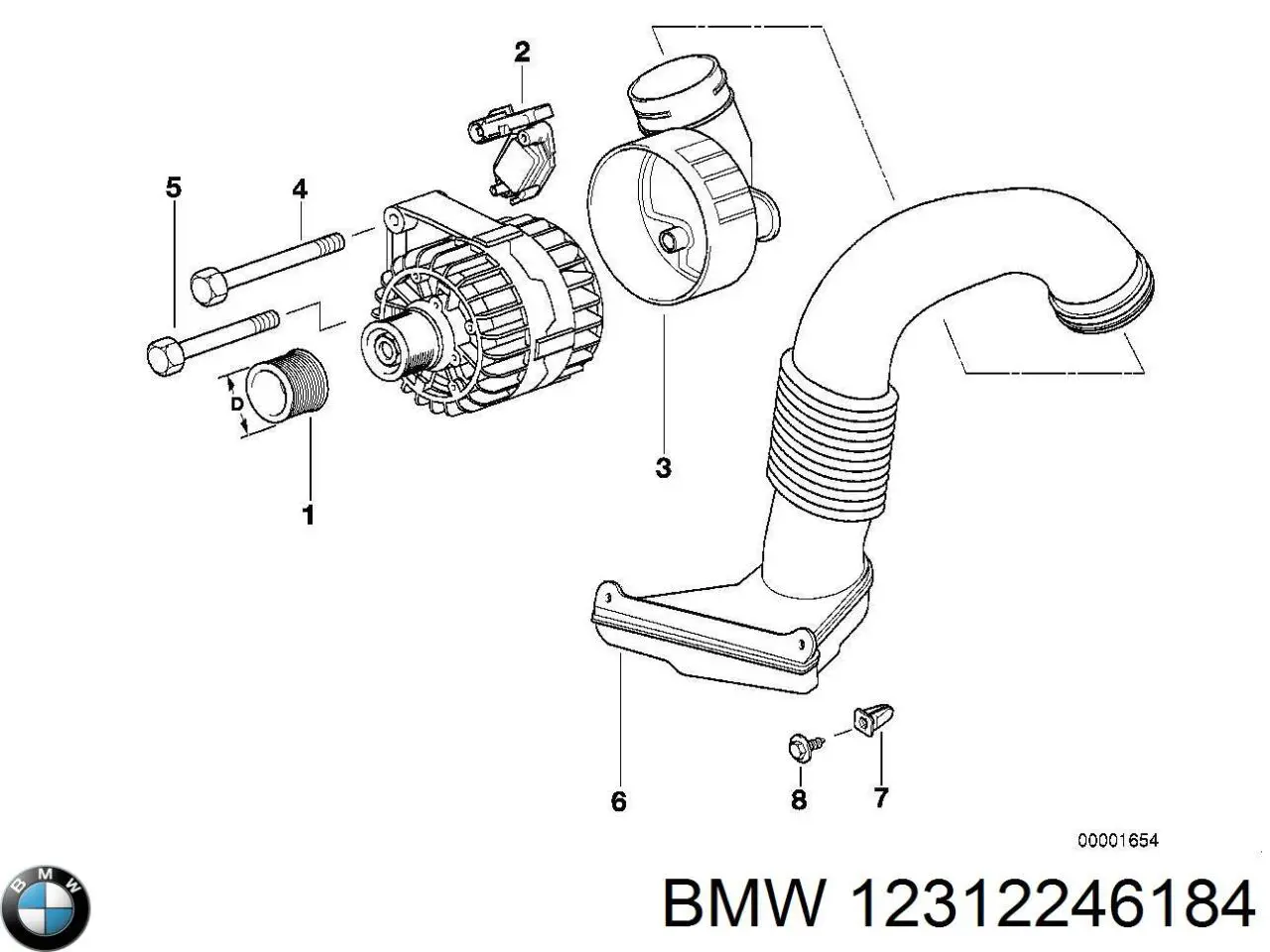 12312246184 BMW 