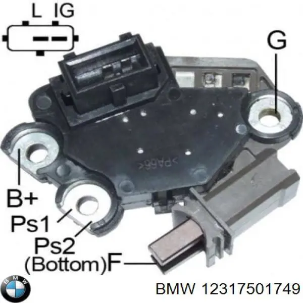 12317501749 BMW реле-регулятор генератора (реле зарядки)