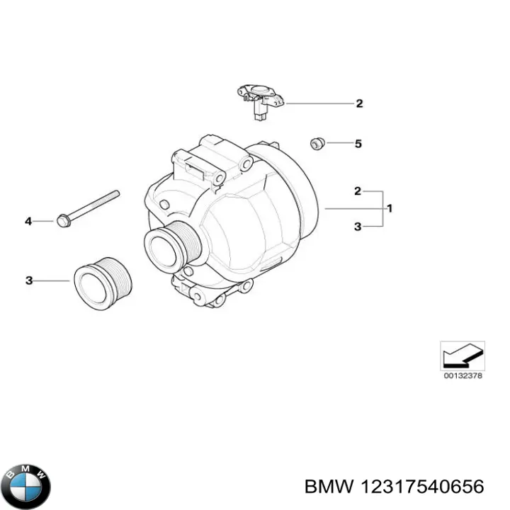 Реле зарядки генератора BMW 12317540656 цена, от 33.13 USD