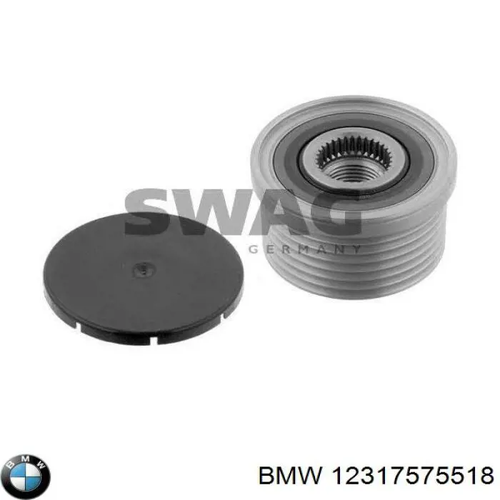 Купить 12317575518 BMW Шкив ремня генератора