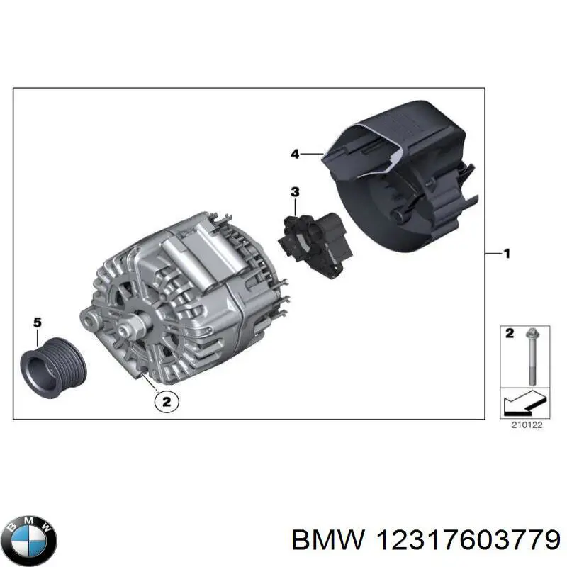 Купить 12317603779 BMW Генератор