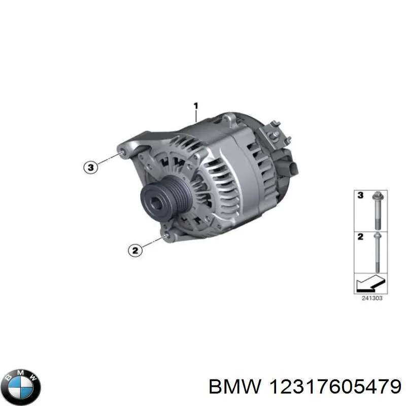 Купить 12317605479 BMW Генератор