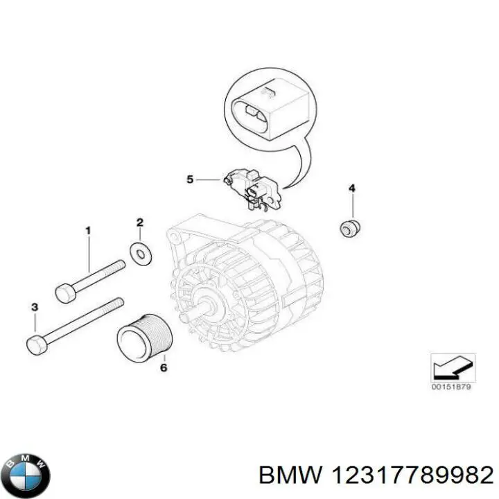 Инерционный шкив BMW 12317789982 цена, от 8.04 USD