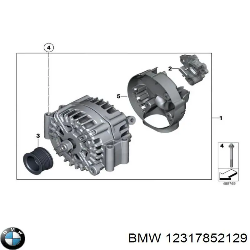 12317852129 BMW Генератор автомобильный