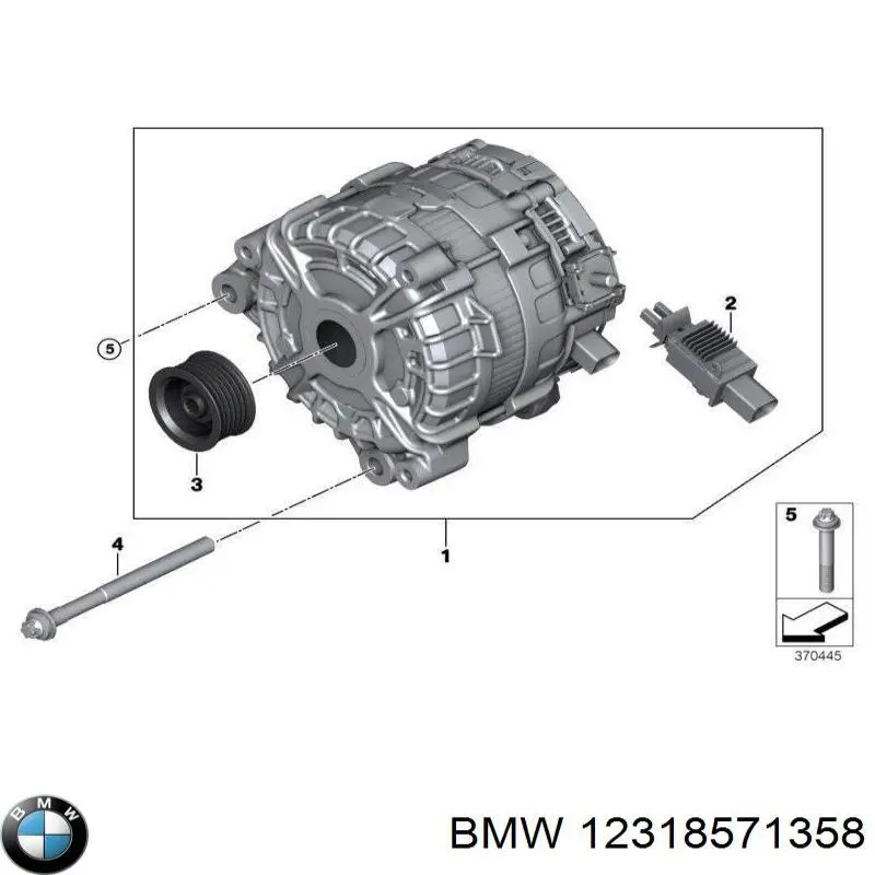 8571358 BMW генератор