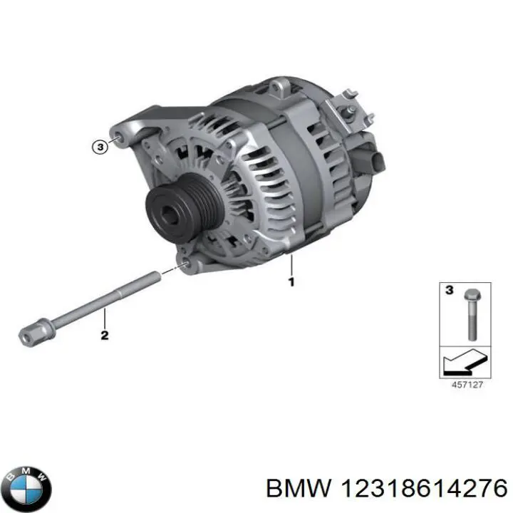 12318614276 BMW Генератор автомобильный