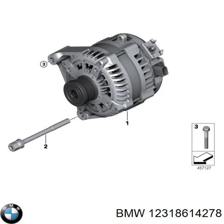 Автомобильный генератор BMW 12318614276 цена, от 215.38 USD