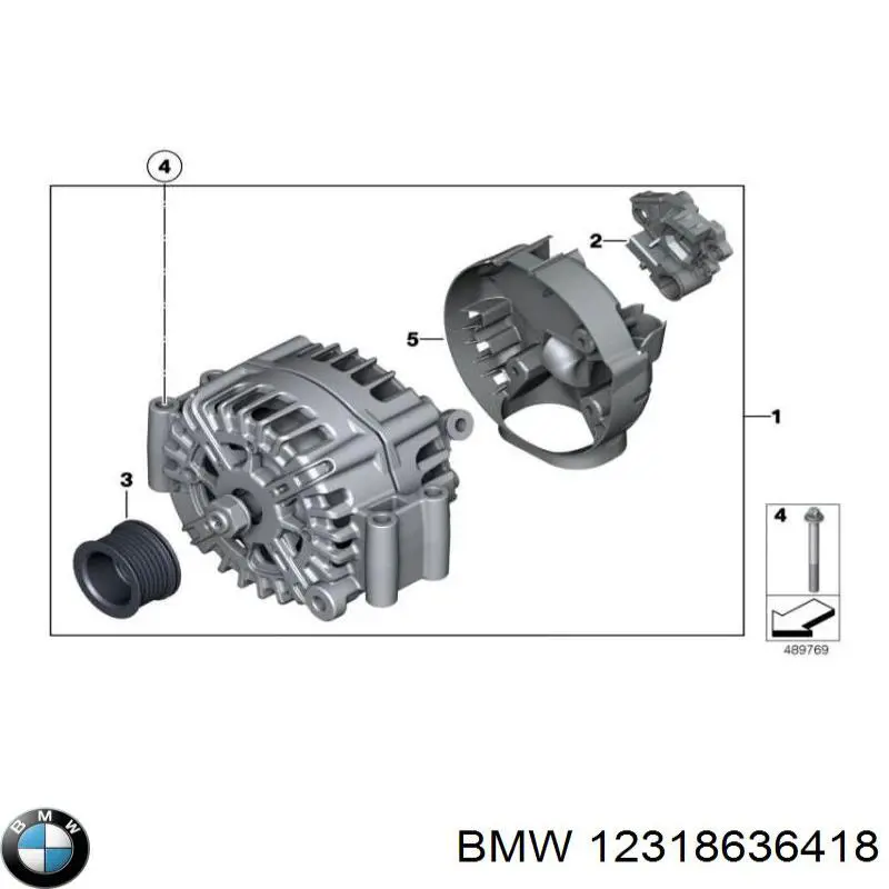 12318611280 BMW Генератор автомобильный