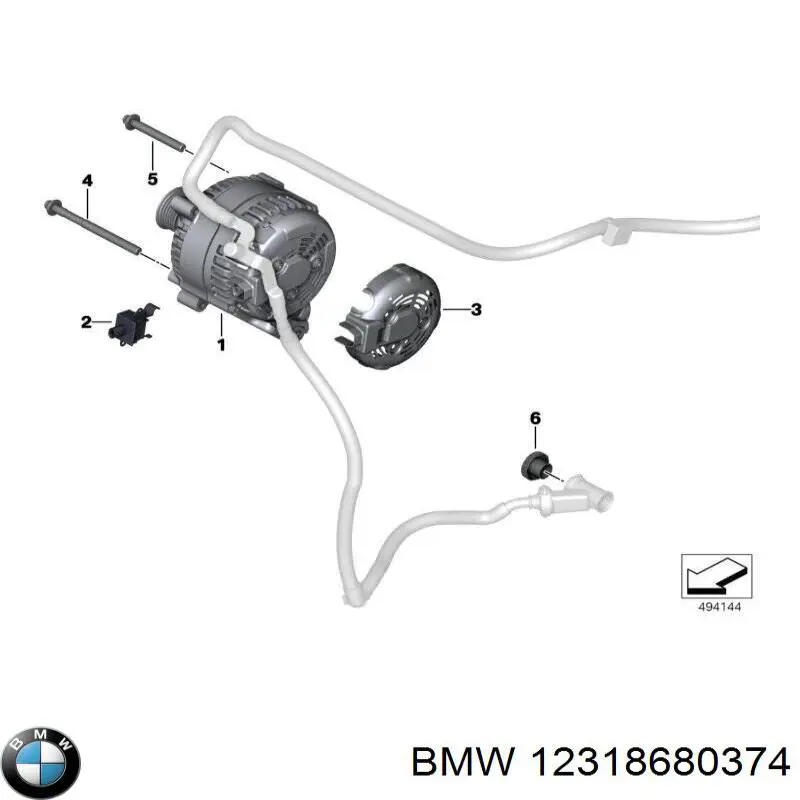 12318740305 BMW генератор