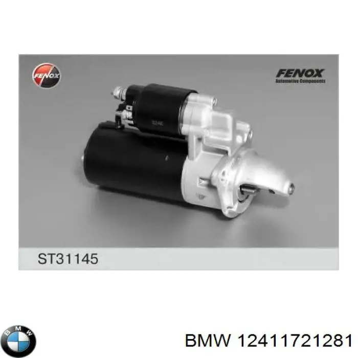Roda-livre do motor de arranco 12411721281 BMW