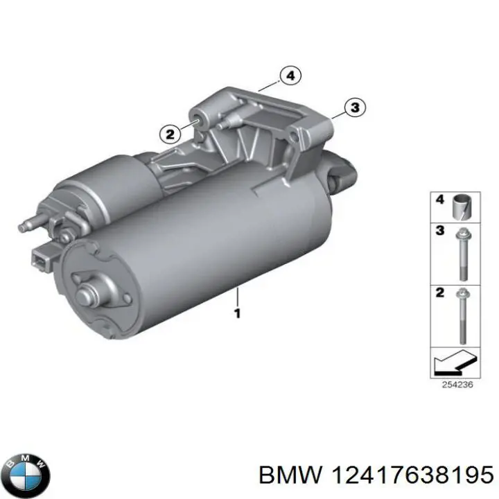 Стартер 12417638195 BMW