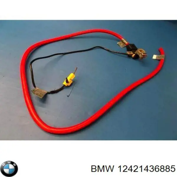 12421436885 BMW Кабель положительной клемы аккумулятора (АКБ)