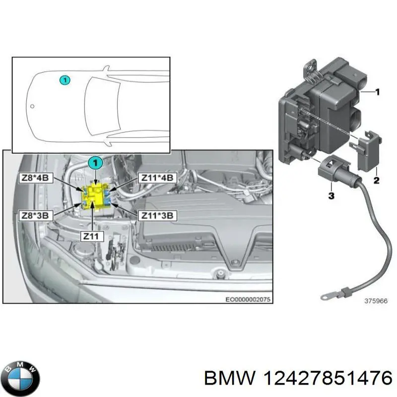  BMW 12427851476 цена, от 54.14 USD