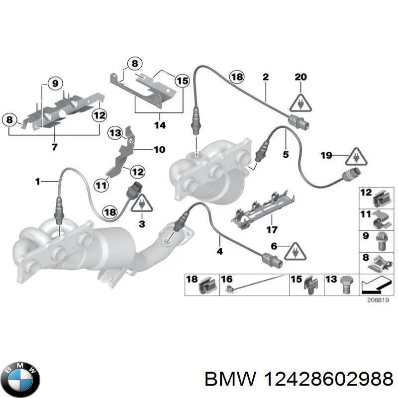 Кабель положительной клемы аккумулятора (АКБ) BMW 12428602988 цена, от 16.87 USD
