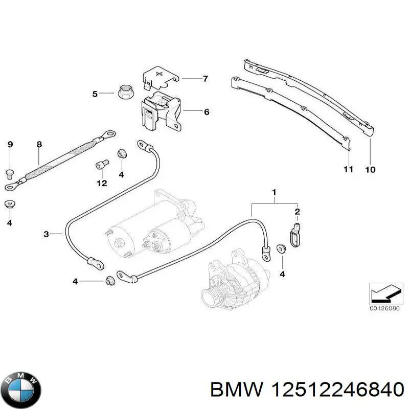  BMW 12512246840 цена, от 44.34 USD