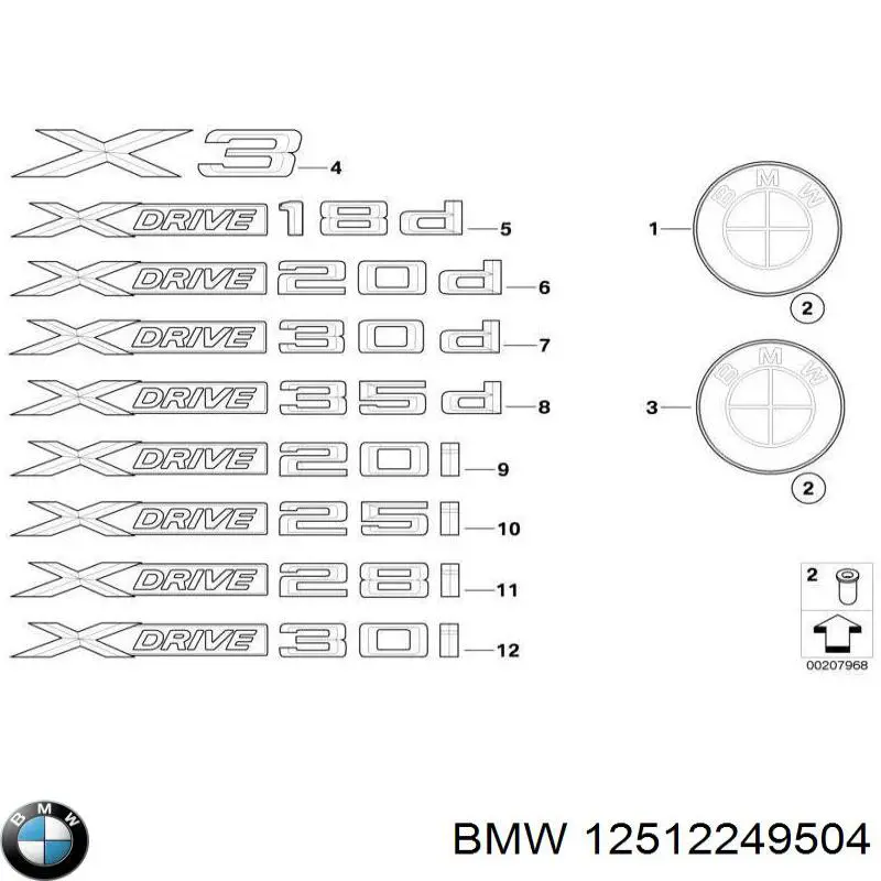12512249504 BMW