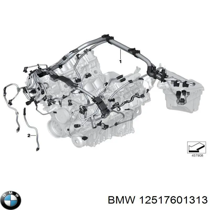 Жгут проводов моторного отсека BMW 12517608387 цена, от 64.83 USD