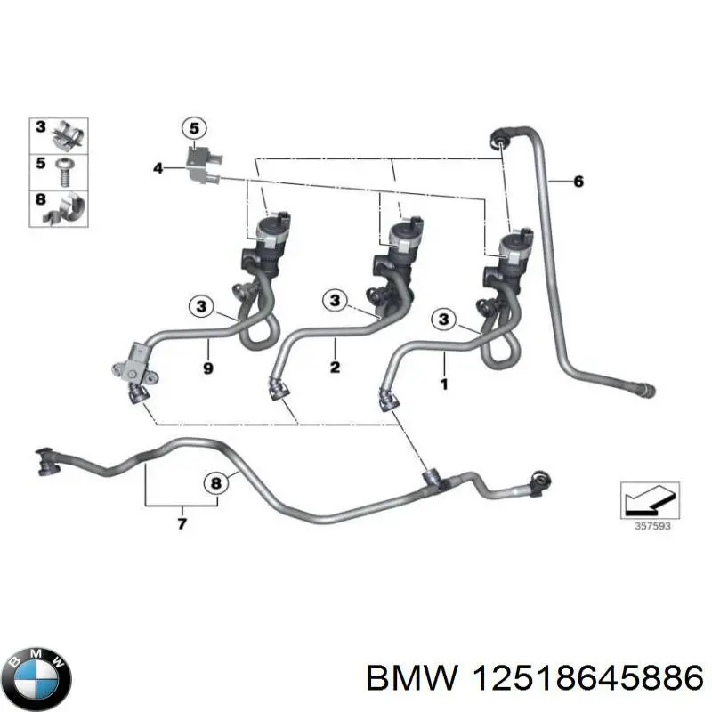Купить 12518645886 BMW 