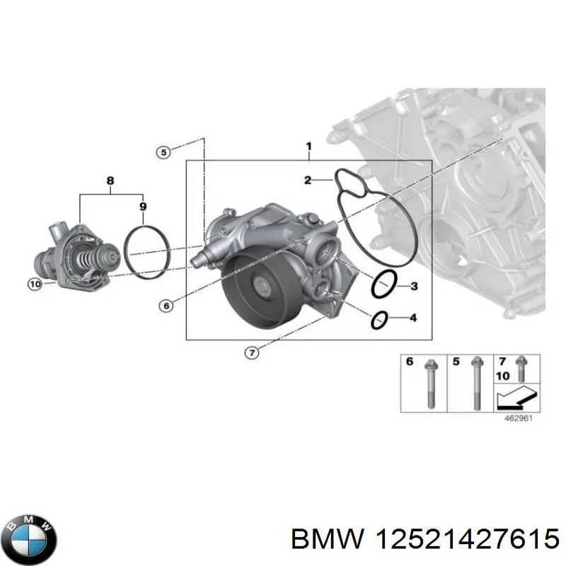 Купить 1427615 BMW Разъем (фишка) датчика износа тормозных колодок